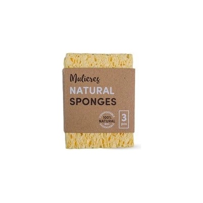 Mulieres Sada univerzálnych umývacích húb 3 ks 100 % kompostovateľné