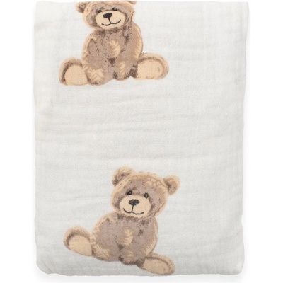 NEW BABY Mušelínový termofor s višňovými kôstkami New Baby Standard bear