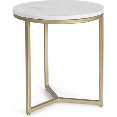 Bizzotto ХОЛНА МАСА phoenix 37, 5x41cm БЯЛА/ЗЛАТО (0746878)