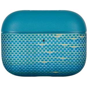 PITAKA Magsafe Калъф за Apple AirPods Pro 3, Pitaka Aramid Fiber Magnetic Case Lucid Blue, Син (APM2505)