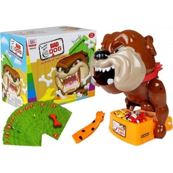 LEAN Toys Зъл куче Игра на сръчност с кубчета (4726)