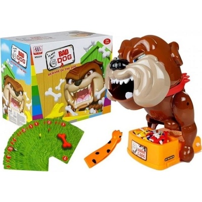 LEAN Toys Зъл куче Игра на сръчност с кубчета (4726)