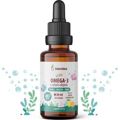 Blendea KIDS Kapky Omega-3 s rybím olejem 30 ml