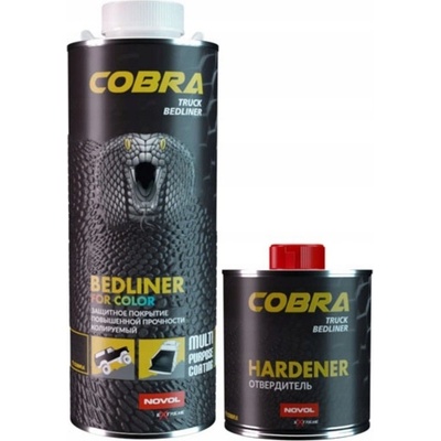 Novol Cobra Bedliner for Color sada 600 + 200ml