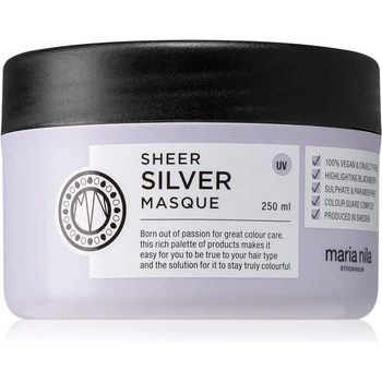 Image 1 of Maria Nila Sheer Silver Masque хидратираща и подхранваща маска за руса коса 250ml