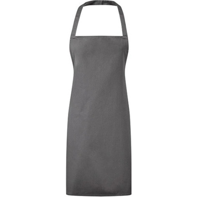 Premier Workwear Pracovná zástera za krk PR165 Dark Grey Pantone 431 67 x 78 cm