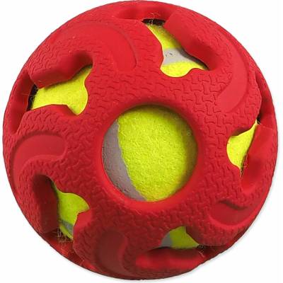 DF gumový s tenisákem červený 7,5 cm