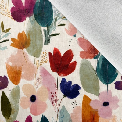 Takoy Softshell zimní barevné květiny Aisha MAXI