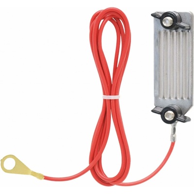 Připojovací červený kabel na pásku elektrického ohradníku - 130 cm