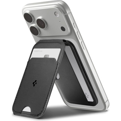 Spigen s314-2 slim fold tripod magsafe universal magnetic card holder black (8800283315387)