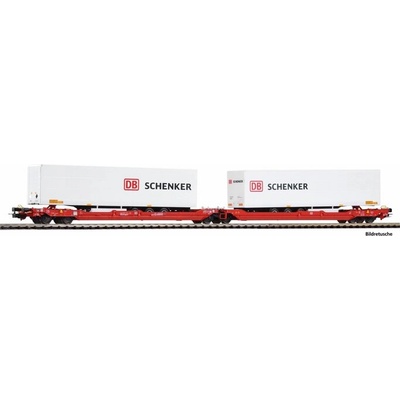 Piko Товарен вагон T3000e с двe полуремаркета " DB Schenker" Trailern DB AG VI (24626)