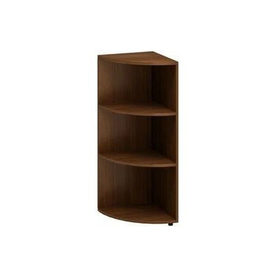 Alfa Office Střední rohová skříň Alfa 500, 106,3 x 45 x 45 cm, dezén ořech 51400