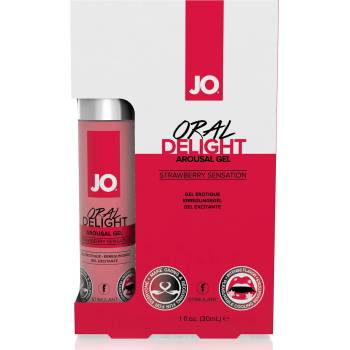 Image 1 of JO Oral Delight Arousal Gel Strawberry Sensation 30ml