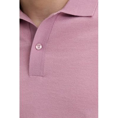 Samsoe Samsoe Вълнена тениска с яка Samsoe Samsoe SAROWAN (M10000059)