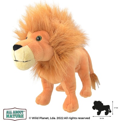 Wild Planet Плюшена играчка, Лъв 26см. Wild Planet (K7501)