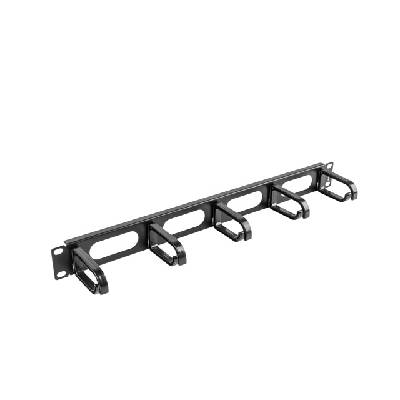 Аксесоар Lanberg 19" cable management AK-1205-B panel 5 rings - type b 1U black (AK-1205-B)