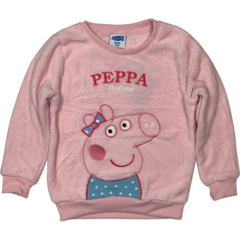 Image 1 of EPlus Суичър за момиче - Peppa Pig розов Размер - деца: 110/116