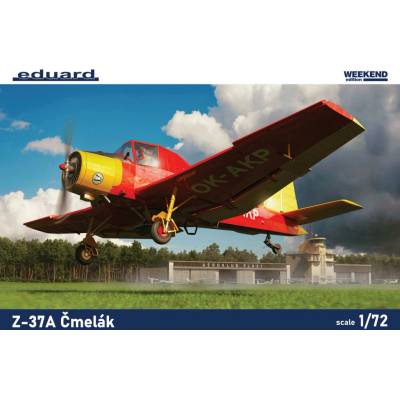 EDUARD Plastový model lietadlo 7456 Z-37A Čmelák 1:72