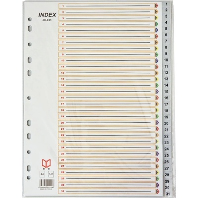 Разделители pvc 1-31 внос