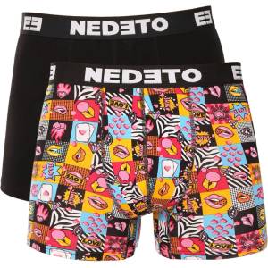 Nedeto Комплект от две - мъжки боксерки Nedeto многоцветни Nedeto | Cheren Mnogotsveten | МЪЖЕ | M - zoot - 41,85 лв