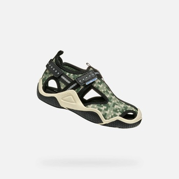 Geox Маслинени момчешки сандали Geox Wader Geox | Zelen | Момчешки | 34