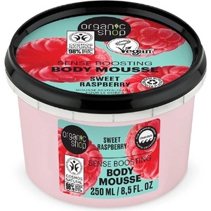 Organic Shop Sweet Raspberry Sense Boosting Body Mousse 250 ml Лосион за тяло