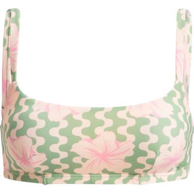 Roxy Дамско бикини горнище Roxy Women's Hibiscus Daze Underwire D-Cup Bikini top - Basil Party Waves Yw - размер XS (150-4905-0111)