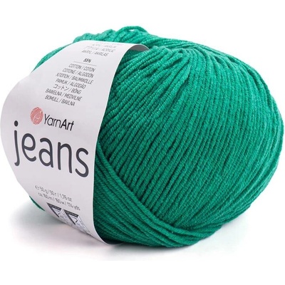 Yarn Art příze YarnArt Jeans 52 trávově zelená