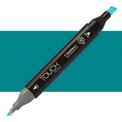 Lihová fixa TOUCH oboustranná Fine & Chisel, Peacock green (BG61)