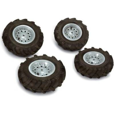 Rolly Toys Надуваеми гуми за трактори Farmtrac Premium - сиви