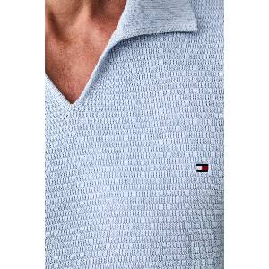 Tommy Hilfiger тениска с яка мъжка от памук (MW0MW43243)
