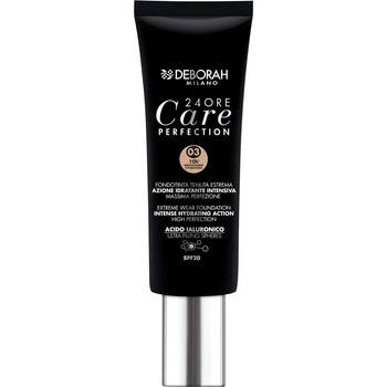 Deborah 24 Ore Care Perfection хидратиращ течен фон дьо тен 03 пясък SPF 20 30 ml *Тестер