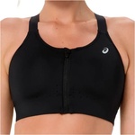 Asics Дамски спортен сутиен Asics Women's Road Combination Zip Bra Sports bra - Performance Black - размер 70 (114-3776-0214)