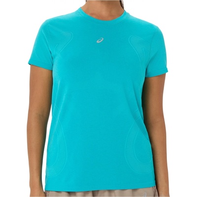 Asics Дамска тениска Asics Women's Road Seamless S/S Top Running shirt - Energy Aqua - размер XL (916-5455-0515)