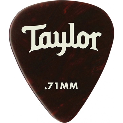 Taylor Celluloid Picks 0.71 Tortoise Shell