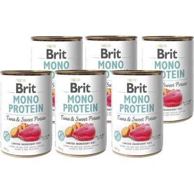 Brit mono protein туна и сладки картофи 6x400г
