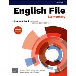 English file 5th edition elementary; student's book with access to skills confidence (ISBN: 9780194284592)