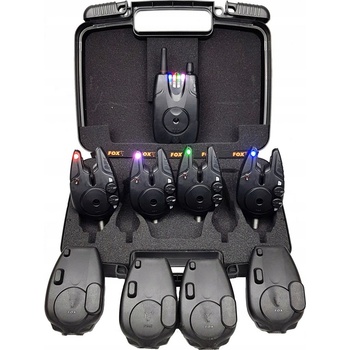 Fox Micron MX Sada Signalizátorů záběrů s příposlechem 4 pruty Černá