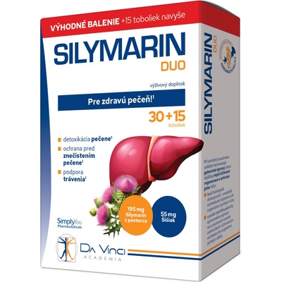 Da Vinci Academia Silymarin Duo 45 kapsúl