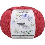 Anchor Cotton 'n' Linen 00017 Raspberry Плетене на една кука прежда (4680004-00017)