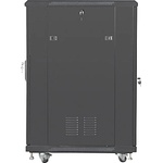 Lanberg rack cabinet 19" free-standing 22U/600x800 (flat pack) with mesh door black (FF01-6822-23B) - gtcomputers