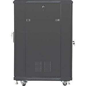 Lanberg rack cabinet 19" free-standing 22U/600x800 (flat pack) with mesh door black (FF01-6822-23B) - gtcomputers
