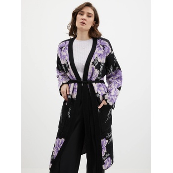 Orsay Черно-лилава дамска жилетка на цветя ORSAY Orsay | Lilav | ЖЕНИ | XS