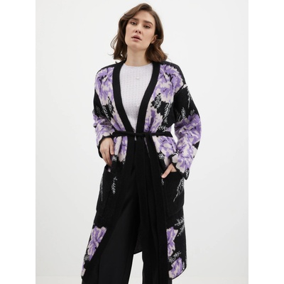 Orsay Черно-лилава дамска жилетка на цветя ORSAY Orsay | Lilav | ЖЕНИ | XS