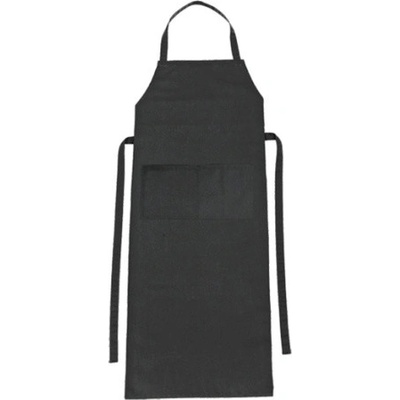 Workwear Verona Dlhá pracovná zástera s trakmi 01146-01 Raven