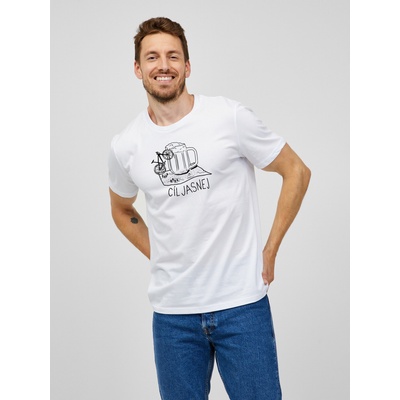 ZOOT. Original Бяла мъжка тениска с принт ZOOT. Original Aim bright ZOOT. Original | Byal | МЪЖЕ | S