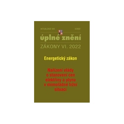 Aktualizace VI/6 / 2022 - Energetický zákon - Poradce s.r.o.