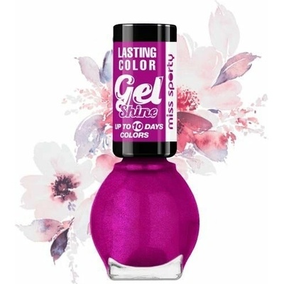 MISS SPORTY Lasting Colour Gel Shine Nail Polish, lak na nechty 564 Grape on the Cake, 7ml, 564 Grape