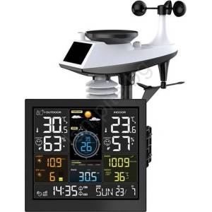 Solight TE93WiFi - Професионална метеостанция с LCD дисплей 5V/2xAA + 3xAAA Wi-Fi (SL1752)