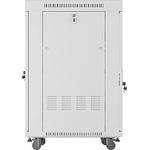 Lanberg rack cabinet 19" free-standing 22U/600x800 (flat pack) with glass door lcd grey v2 (FF01-6822-12SL) - gtcomputers